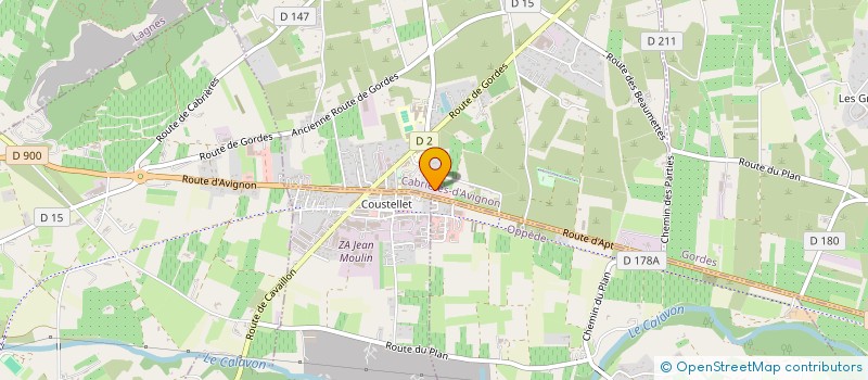 localisation de l'entreprise BRIES TRAVAUX PUBLICS à CABRIERES-D'AVIGNON