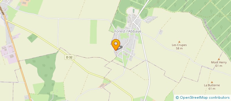 localisation de l'entreprise BRIET  FOREST-L'ABBAYE