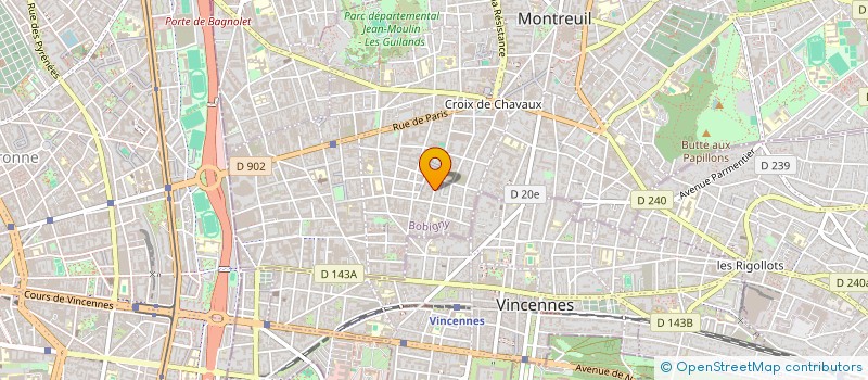 localisation de l'entreprise BRIET INDUST SERVICE à MONTREUIL
