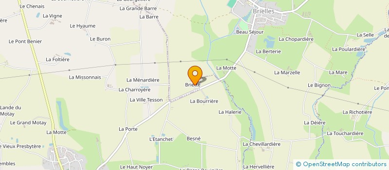 localisation de l'entreprise BRIETTES  BRIELLES