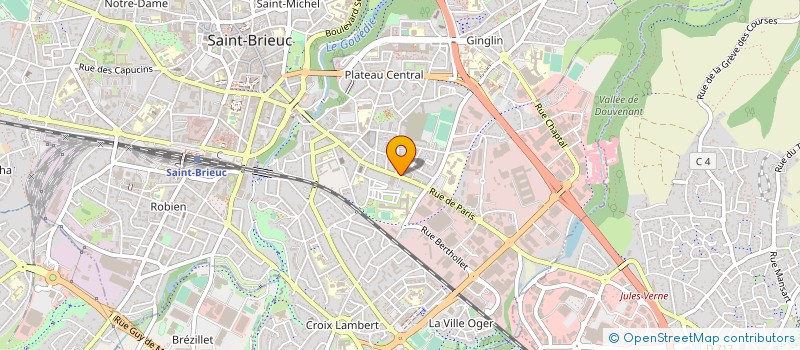 localisation de l'entreprise BRIEUC PETITPAS à SAINT-BRIEUC