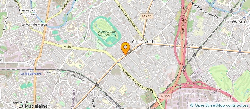 localisation de l'entreprise BRIEZ.C.LE PLOMBIER à MARCQ-EN-BARŒUL