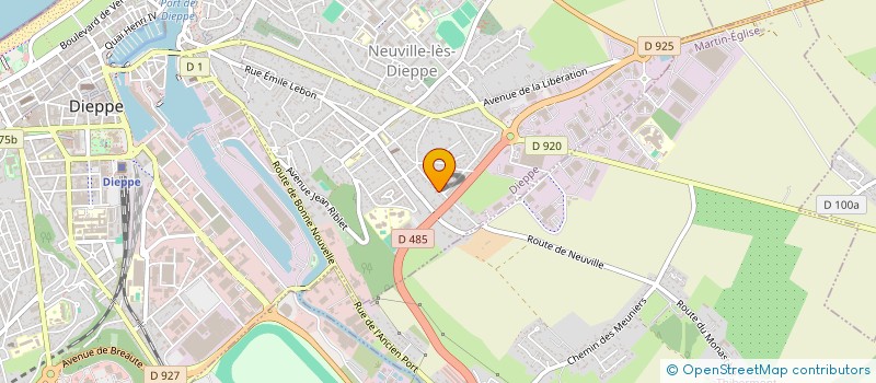 localisation de l'entreprise BRIF IMPEX  DIEPPE