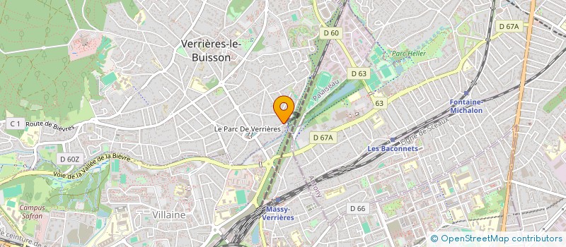localisation de l'entreprise BRIFIGE à VERRIERES-LE-BUISSON