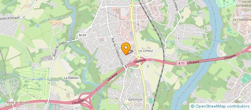 localisation de l'entreprise BRIFLOMI  LA CHAPELLE-SUR-ERDRE
