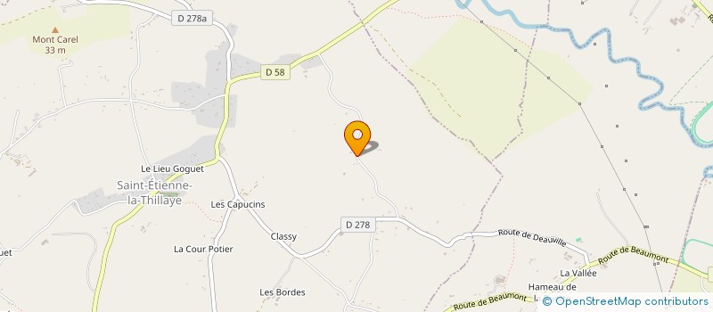 localisation de l'entreprise BRIFORUM  SAINT-ETIENNE-LA-THILLAYE