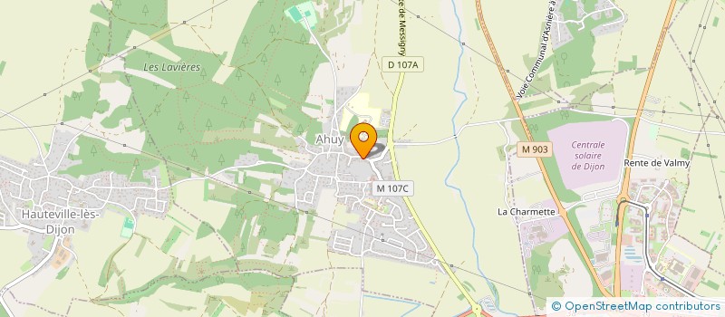 localisation de l'entreprise BRIG HTV 2020  HAUTEVILLE-LES-DIJON