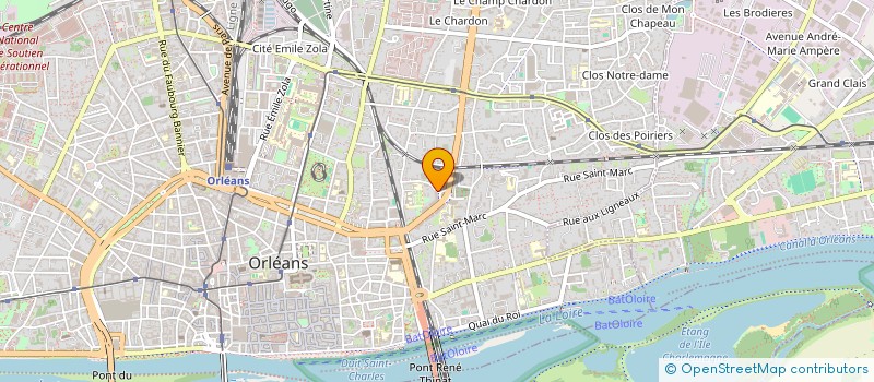 localisation de l'entreprise BRIGADE-ANTI-FAIM à ORLEANS