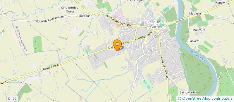 localisation de l'entreprise BRIGADE D'INTERVENTION SOLIDAIRE ET CULTURELLE à VERDUN-SUR-GARONNE