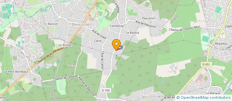 localisation de l'entreprise BRIGADE DE L'IMPREVISIBLE  GRADIGNAN