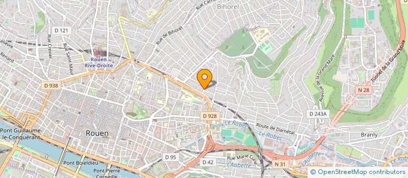 localisation de l'entreprise BRIGADE DES APPRENTIS CARABINS  ROUEN