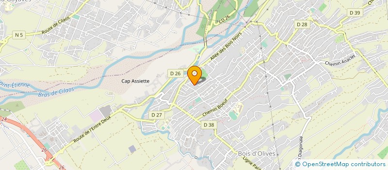 localisation de l'entreprise BRIGADE RONDE INTERVENTION SECURITE ET SURETE  SAINT-PIERRE