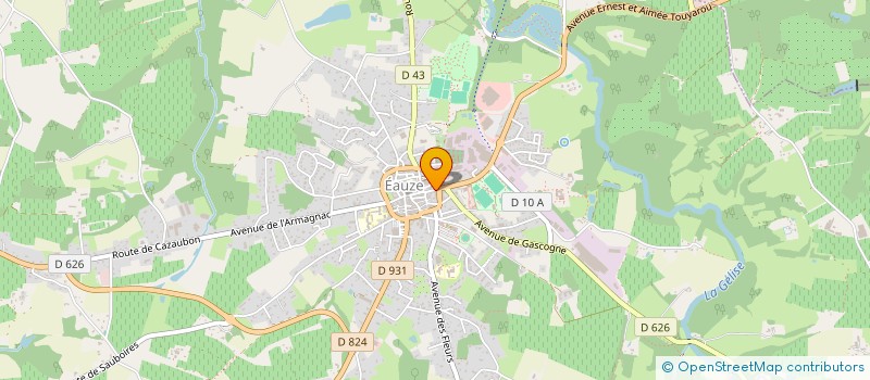 localisation de l'entreprise BRIGADE TACTIQUE D'INTERVENTION ET DE SECURITE PRIVEE  EAUZE