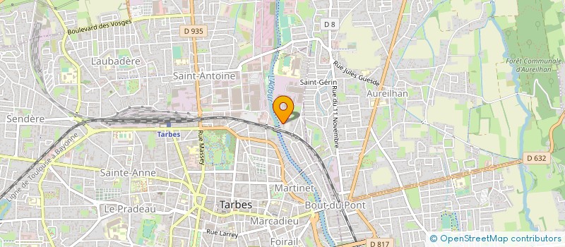 localisation de l'entreprise BRIGADES NATURE HAUTES PYRENEES  TARBES