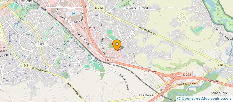 localisation de l'entreprise BRIGADES VERTES  TREGUEUX