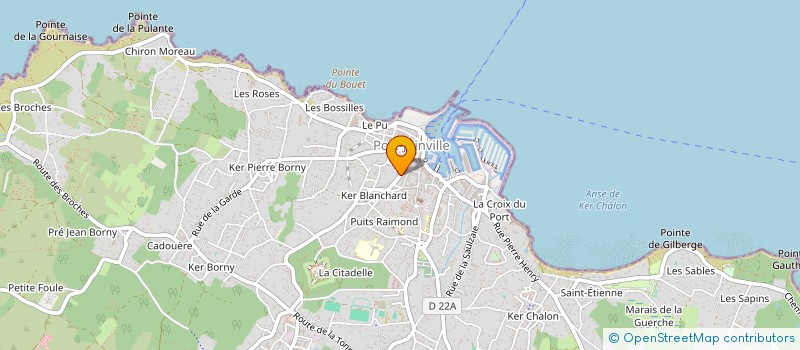 localisation de l'entreprise BRIGAND DES MERS BELLE-ILE  L'ILE-D'YEU