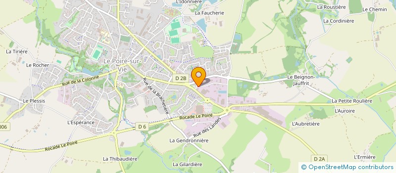 localisation de l'entreprise BRIGANDS !  LE POIRE-SUR-VIE