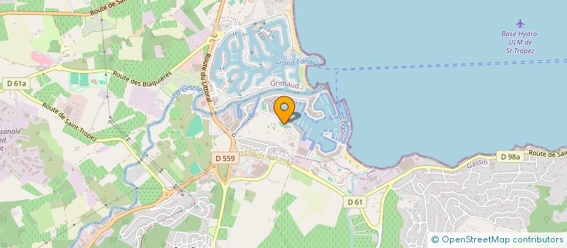 localisation de l'entreprise BRIGANTINE  COGOLIN