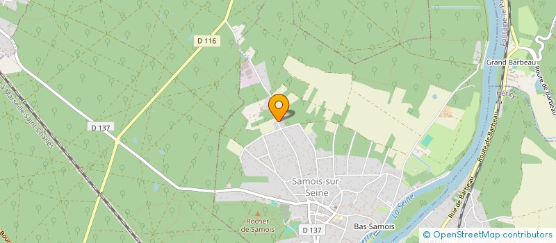 localisation de l'entreprise BRIGARICE  SAMOIS-SUR-SEINE