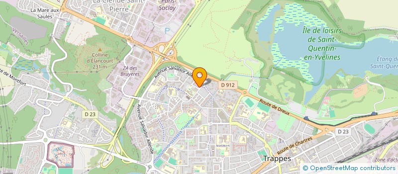 localisation de l'entreprise BRIGHT à TRAPPES