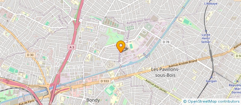 localisation de l'entreprise BRIGHT EVENTS  BONDY