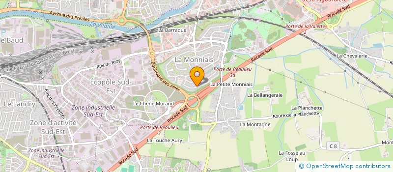 localisation de l'entreprise BRIGHT FUTURE à CESSON-SEVIGNE