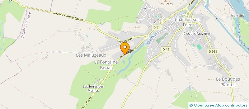 localisation de l'entreprise BRIGHT HORIZON  CHATILLON-SUR-LOIRE
