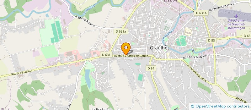 localisation de l'entreprise BRIGHT NEW SKIES  GRAULHET