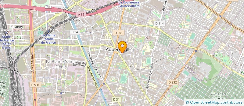 localisation de l'entreprise BRIGHT SCHOOL à AUBERVILLIERS