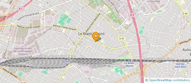 localisation de l'entreprise BRIGHT SCHOOL CENTER  LE BLANC-MESNIL