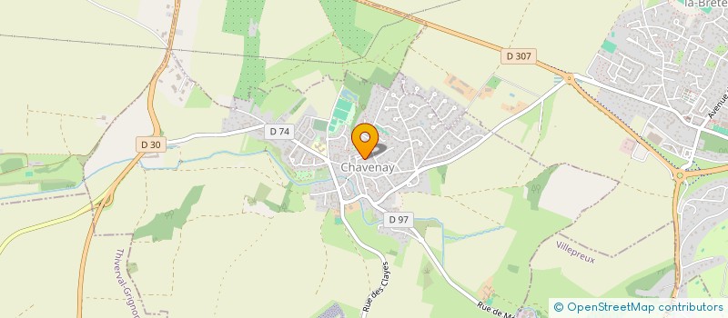 localisation de l'entreprise BRIGHT SPARK  CHAVENAY