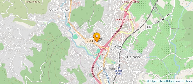 localisation de l'entreprise BRIGHTBERRY  SOLLIES-PONT