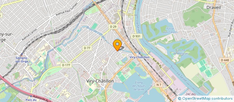 localisation de l'entreprise BRIGHTCAP à VIRY-CHATILLON