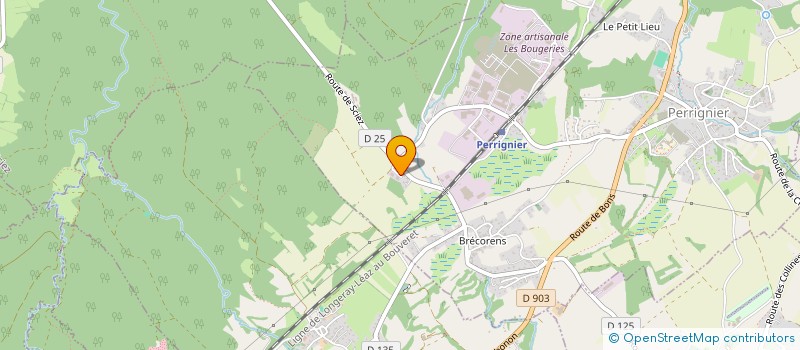 localisation de l'entreprise BRIGHTSIDE ACADEMY  PERRIGNIER