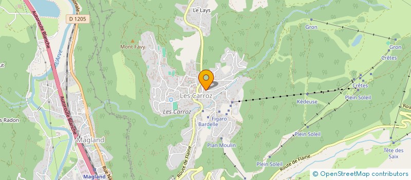 localisation de l'entreprise BRIGHTWELL FAMILY  ARACHES-LA-FRASSE