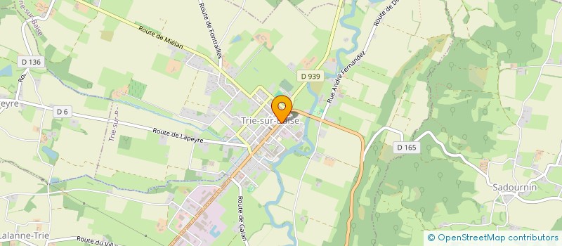 localisation de l'entreprise BRIGIMOD à TRIE-SUR-BAISE