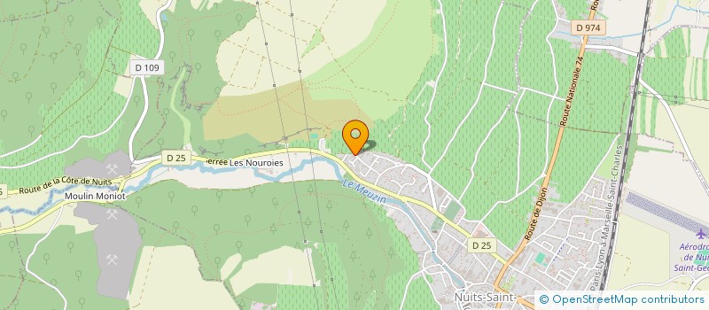 localisation de l'entreprise BRIGITTE à NUITS-SAINT-GEORGES