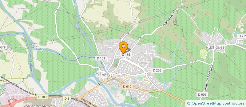 localisation de l'entreprise BRIGITTE  TREBES