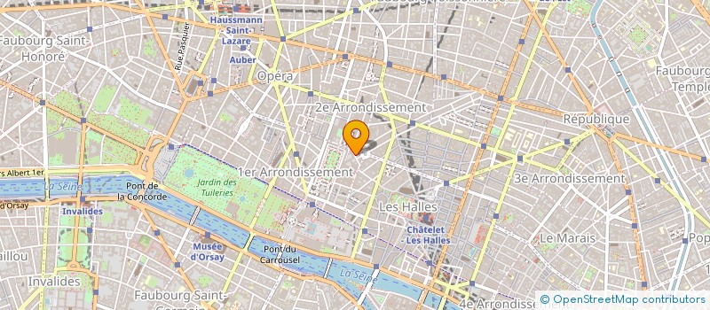 localisation de l'entreprise BRIGITTE CHAUMET à PARIS