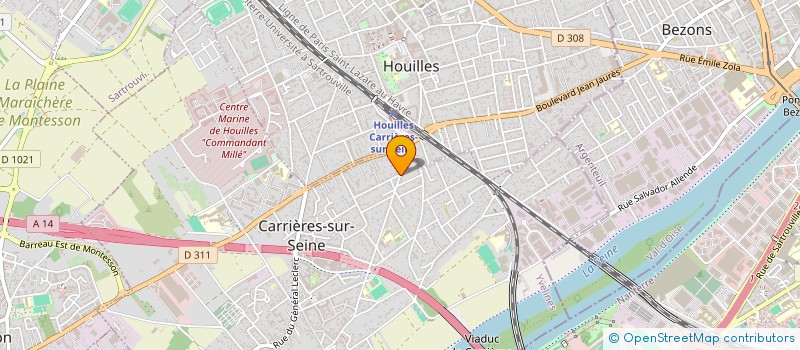 localisation de l'entreprise BRIGITTE CHUQUET CONSEIL  CARRIERES-SUR-SEINE