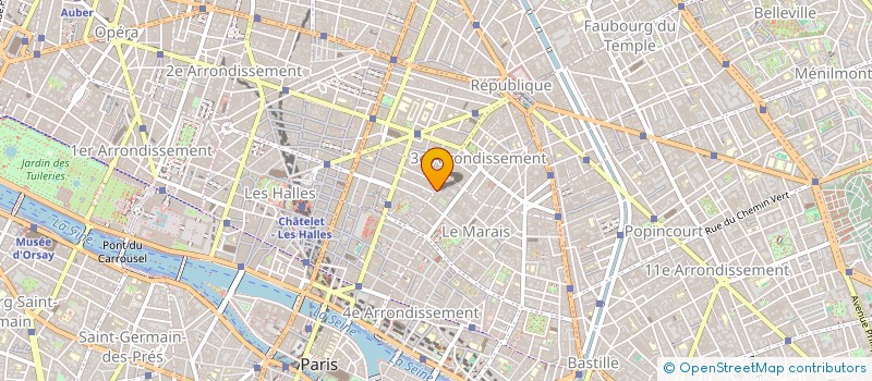 localisation de l'entreprise BRIGITTE LAMBERT SARL à PARIS