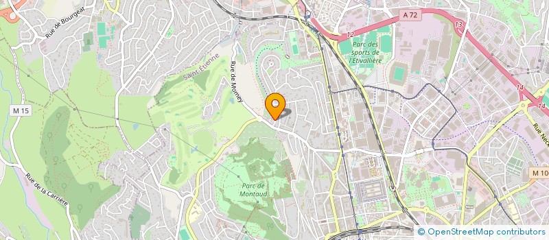 localisation de l'entreprise BRIGITTE MARECHAL  SAINT-ETIENNE