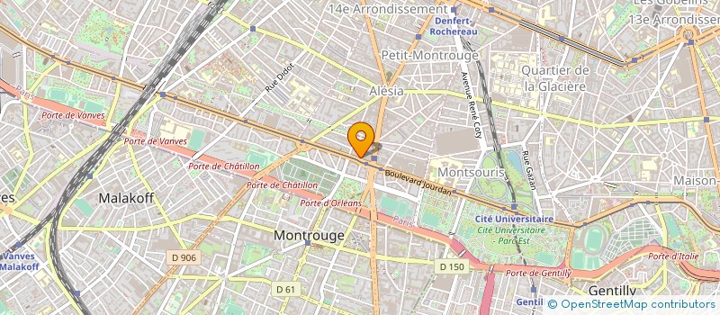 localisation de l'entreprise BRIGITTE MOUNIE DECORATION  PARIS