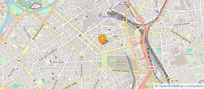 localisation de l'entreprise BRIGITTE NIELSEN SOCIETY à LILLE