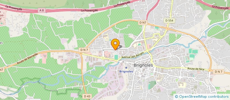 localisation de l'entreprise BRIGITTE PARIS ET CLAUDE BLACHAS  BRIGNOLES