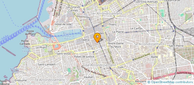 localisation de l'entreprise BRIGITTE SUZANNE B  MARSEILLE