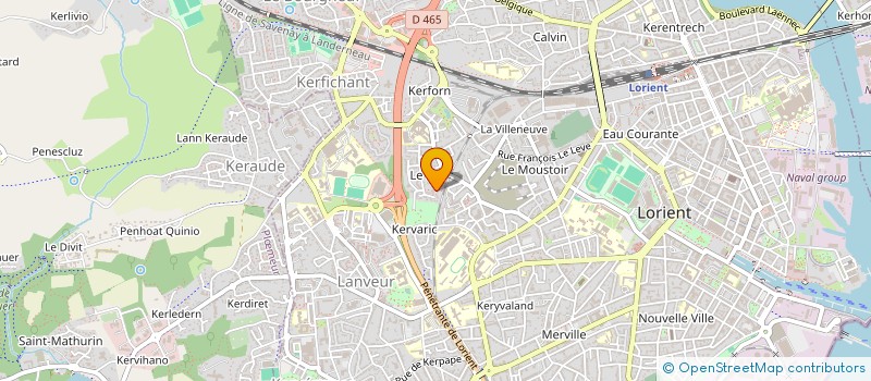 localisation de l'entreprise BRIGITTE-THIERRY  LORIENT