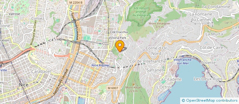 localisation de l'entreprise BRIGITTE WARNAULT CONSEIL à NICE