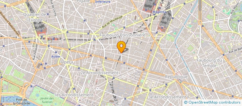 localisation de l'entreprise BRIGITTE Z à PARIS