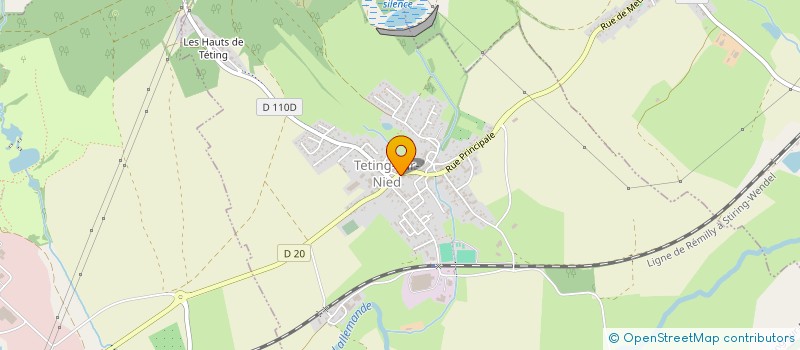 localisation de l'entreprise BRIGLIO  TETING-SUR-NIED